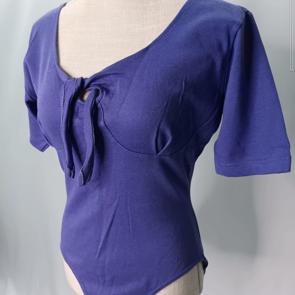 Chic Women's Purple Bodysuit